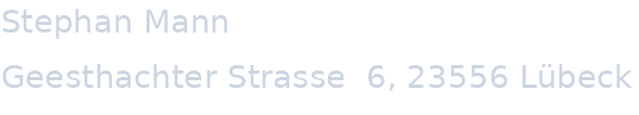 Name und Anschrift des Verantwortlichen als Grafik